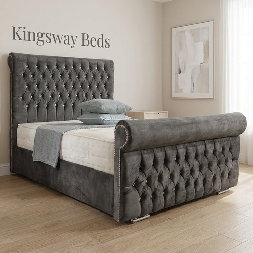 Double scroll sleigh - double, frame