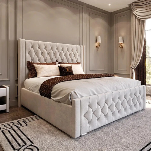 Upholstered ottoman gas lift - ottoman,