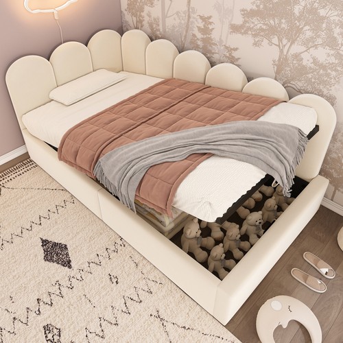 Plush upholstered daybed - upholstered,